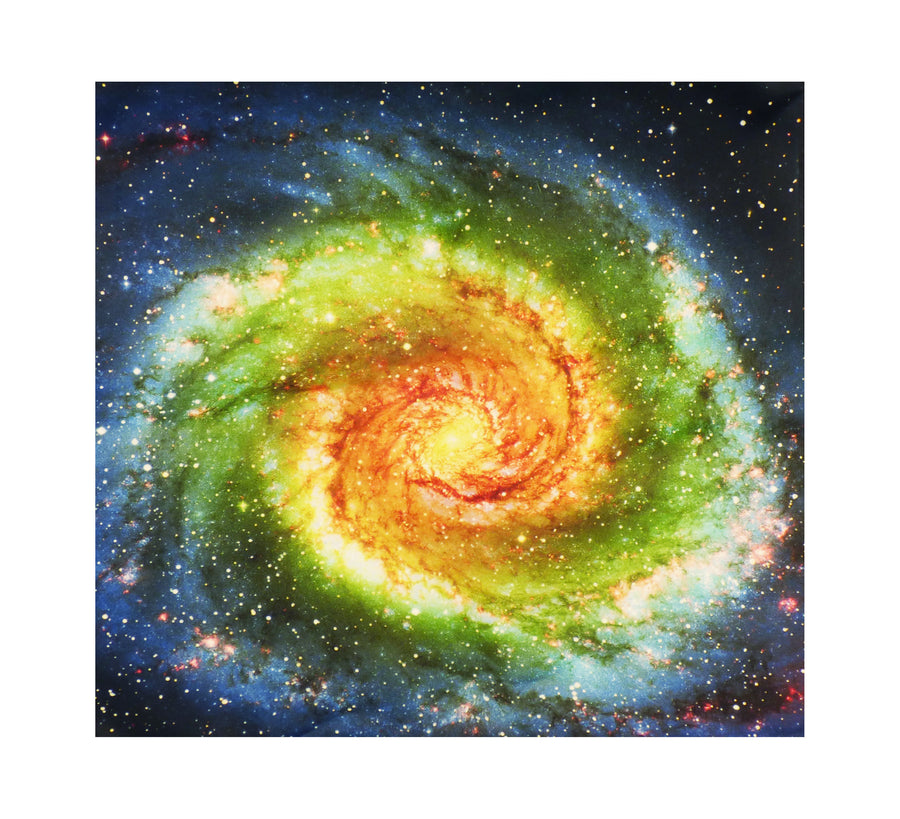 Rainbow Tie Dye Galaxy Printed Pocket Square by TooLoud