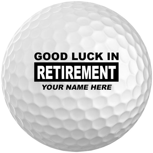 Personalized Retirement Callaway SuperHot 55 Golf Balls Box of 3-Golf Balls-Davson Sales-Davson Sales