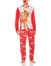 Family Rudolph Reindeer Dad Pajama Set-Pajamas-Briefly Stated-Small-Davson Sales