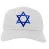 Jewish Star of David Adult Baseball Cap Dad Hat-Baseball Cap-TooLoud-White-One Size-Davson Sales