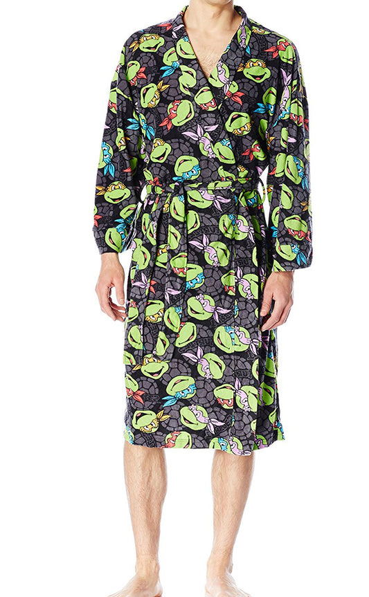 Men's Teenage Mutant Ninja Turtles Bathrobe-bathrobe-Briefly Stated-Davson Sales