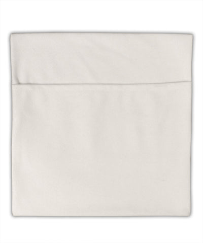 American Roots Design - American Flag Micro Fleece 14&#x22;x14&#x22; Pillow Sham by TooLoud-Pillow Sham-TooLoud-White-Davson Sales