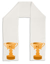Number One Trophy Adult Fleece 64&#x22; Scarf by TooLoud-TooLoud-White-One-Size-Adult-Davson Sales