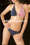 Women's American Flag Bikini Swimsuit by Neptio ® USA Flag-Neptio-Small-Davson Sales